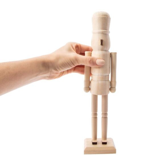 🔥Christmas Crafts Paint Your Own Nutcracker Paint and Brush Included BNWT🔥 - Picture 2 of 4